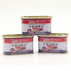 供应鹰金钱午餐肉罐头198g 午餐肉罐头 火锅午餐肉批发