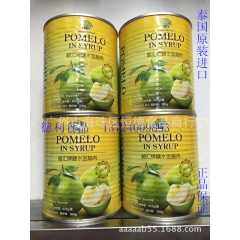 泰国进口 榕汇糖水金柚肉罐头 825g*24/箱