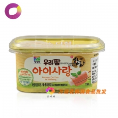 韩国进口 清净园儿童午餐肉罐头 无防腐剂