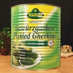 德国进口【冠利俄式酸青瓜9.7kg】腌制酸黄瓜 蔬菜罐头