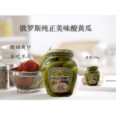 俄式酸黄瓜 进口原装俄罗斯罐头 德国 麦当劳汉堡三明治必备5...