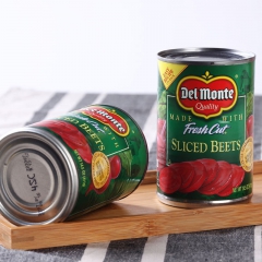 美国原装进口 地扪切片红甜菜411g 蔬菜罐头 进口罐装甜菜