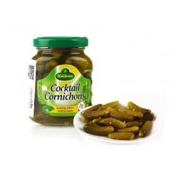 德国进口腌制蔬菜罐头 冠利鸡尾青瓜仔180g 麦当劳汉堡必加