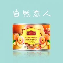 自然の恋人227g黄桃水果罐头 糖水罐头食品整箱227g*6...