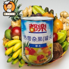 都乐杂果热带杂果糖水 什锦果罐头836g菲律宾进口水果罐头