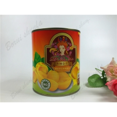 棒师傅糖水黄桃水果罐头休闲食品黄桃罐头24*822g 烘焙原...