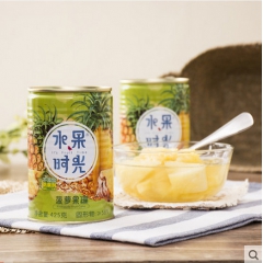 水果时光菠萝罐头425g 带糖水的水果罐头