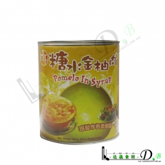 供应 甜品原料 HF浩丰糖水金柚肉 杨枝甘露825g水果罐头