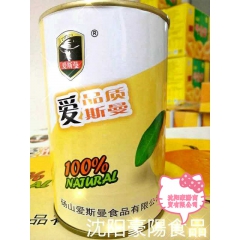 爱斯曼 新鲜糖水黄桃水果罐头 罐装礼盒包装425g*12罐
