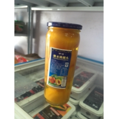 甲吉糖水桃罐头860g*12瓶 非黄桃 桃子罐头水果罐头