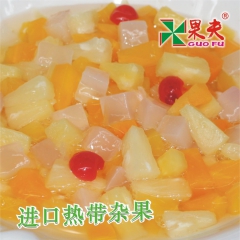 果夫 杂果罐头 优质水果罐头 糖水杂果 色泽亮丽 烘培 奶茶...