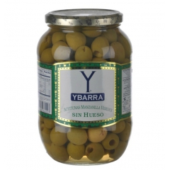 西班牙原装进口 YBARRA 亿芭利无核青橄榄罐头780g/...