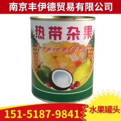 批发糖水什锦水果罐头 新鲜美味热带杂果罐头 健康营养罐头食品