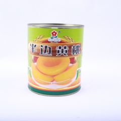 批发三月花糖水半边黄桃罐头 水果罐头 罐头食品820g*24...