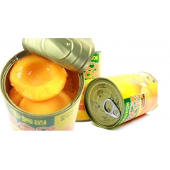 批发代理康乐士糖水黄桃水果罐头 蛋糕装饰必备490克原装正品