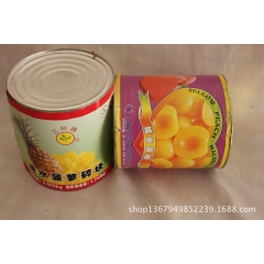 经销供应三叶黄桃菠萝罐头3L 水果罐头 罐头食品批发