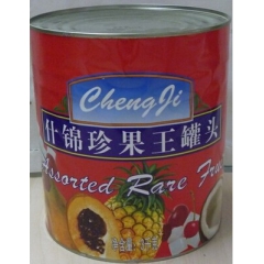 成吉成吉什锦珍果王罐头 杂果罐头杂果罐头3kg/桶 水果罐头