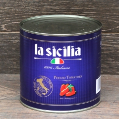 意大利进口 辣西西里去皮番茄罐头 蔬菜水果罐头 6*2.55...