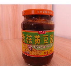 香菇黄豆酱 200g   食用菌罐头