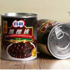 百利黑樱桃罐头原装850克烘焙配料中果水果罐头樱桃蛋糕装饰罐...
