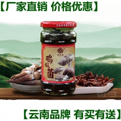 厂家直销 云南野生菌 瓶装 油鸡枞 250g 野生鸡枞菌 鸡...