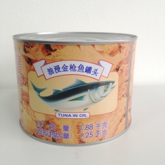 丽仕皇冠 油浸金枪鱼罐头1.88kg*6/箱