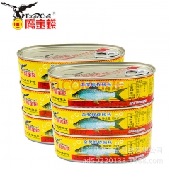 鹰金钱 豆豉鲮鱼 227*24鲮鱼罐头 水产罐头 户外必备 ...