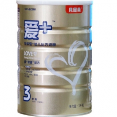 1000g听装金装爱+幼儿配方奶粉三段 进口奶源