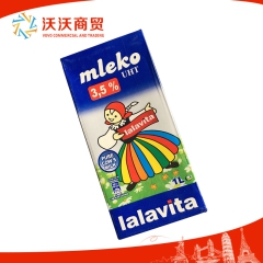 波兰进口 罗维兹进口牛奶 全脂纯牛奶1L/盒 进口牛奶