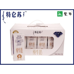 蒙牛特仑苏纯牛奶250ml*12盒礼盒装批发零售10月生产
