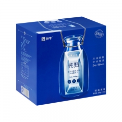 蒙牛纯甄巴氏杀菌热处理风味酸牛奶利乐钻200g×24盒