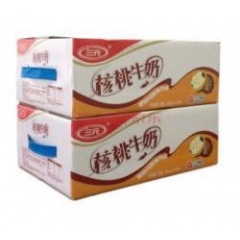 批发 北京三元核桃牛奶200ml*16袋/箱 新鲜营养特价美...