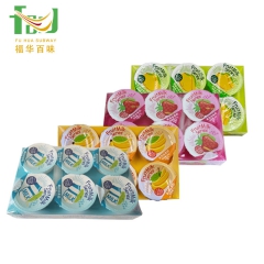 台湾进口酸奶 幸记水果风味果奶85ml 6杯装 营养酸奶16...