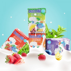 泰国进口Dutch Mill达美酸奶90ml 草莓/橙味/蓝...