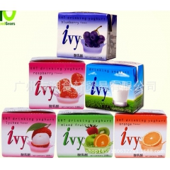 批发供应泰国进口IVY爱谊酸奶180ml*48盒/箱
