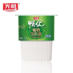 光明 畅优风味发酵乳原味酸奶 光明酸奶酸牛奶 125g*18...