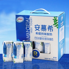 伊利牛奶 安慕希原味 常温酸奶 希腊风味205g*12 安慕...