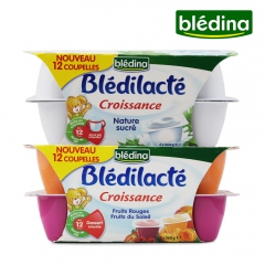 法国达能Bledina贝乐蒂酸奶 进口营养零食婴儿宝宝高钙水...