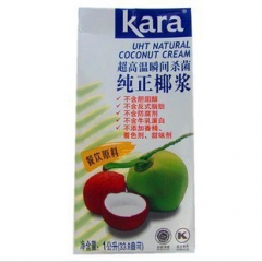 印尼进口  KARA椰浆佳乐椰浆 椰汁椰奶 1L*12盒/箱...