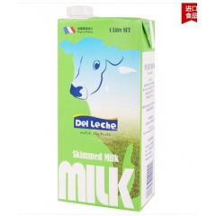 2016新品热销  法国原装进口得乐思脱脂牛奶 厂家批发