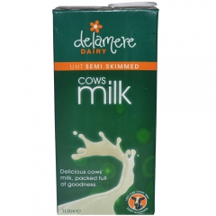 德拉米尔部分脱脂牛奶 1L 比利时进口
