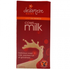 德拉米尔脱脂牛奶 1L 比利时进口