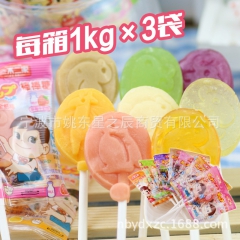 大量供应 不二家 牛奶/水果味小棒棒糖口味全 3kg/箱 整...