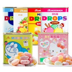 台湾进口 森永多乐福水果糖180g*5盒*8组/箱 糖果 休...