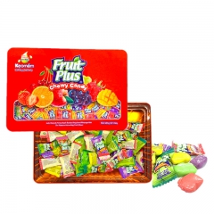 马来西亚进口Fruit Plus果超水果软糖268g喜糖果铁...