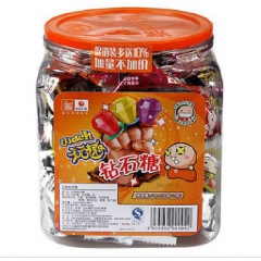 童年糖果 80后经典怀旧零食 英堡 钻石糖 戒指糖 整罐30...