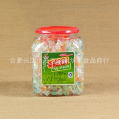 华佳威千纸鹤糖果  混合水果味560克 许愿彩虹糖批发