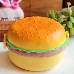 金稻谷海绵宝宝汉堡包糖 休闲零食品创意QQ糖果 便当盒版 1...
