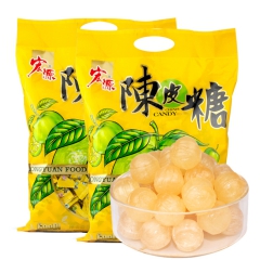 正宗宏源陈皮糖 喜庆糖果大包装888g/包水果酸甜硬糖 约3...