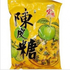 热卖喜糖婚庆硬糖果食品 宏源陈皮糖355g校园小食品批发老少...